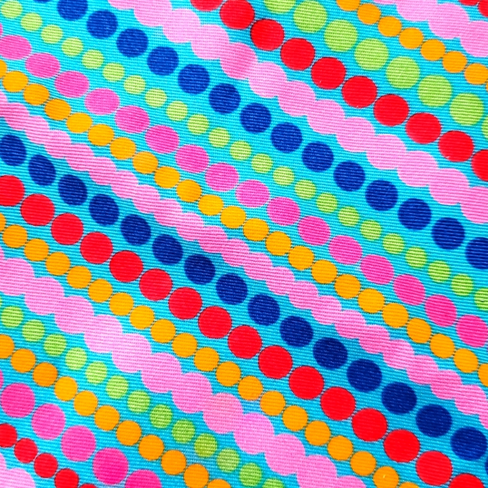 Bright Polka Dot Material